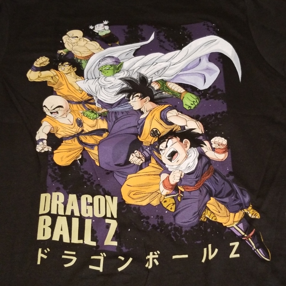 NWT Dragon Ball Z Action Graphic Tee